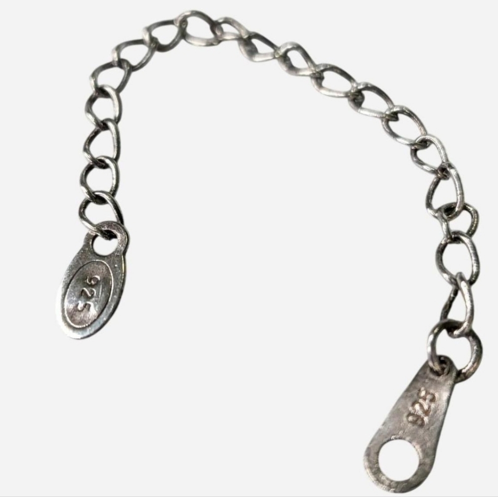 Sterling Silver 925 Chain Extender - Silver
